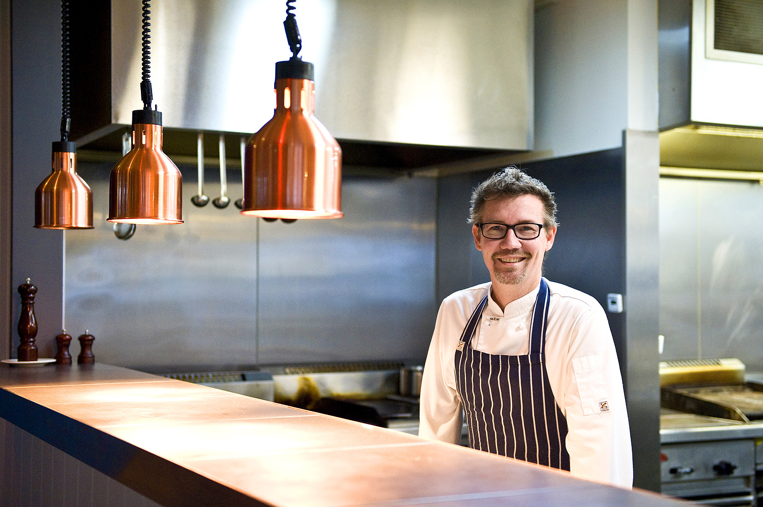 chef sunny gilbert in mt erica kitchen