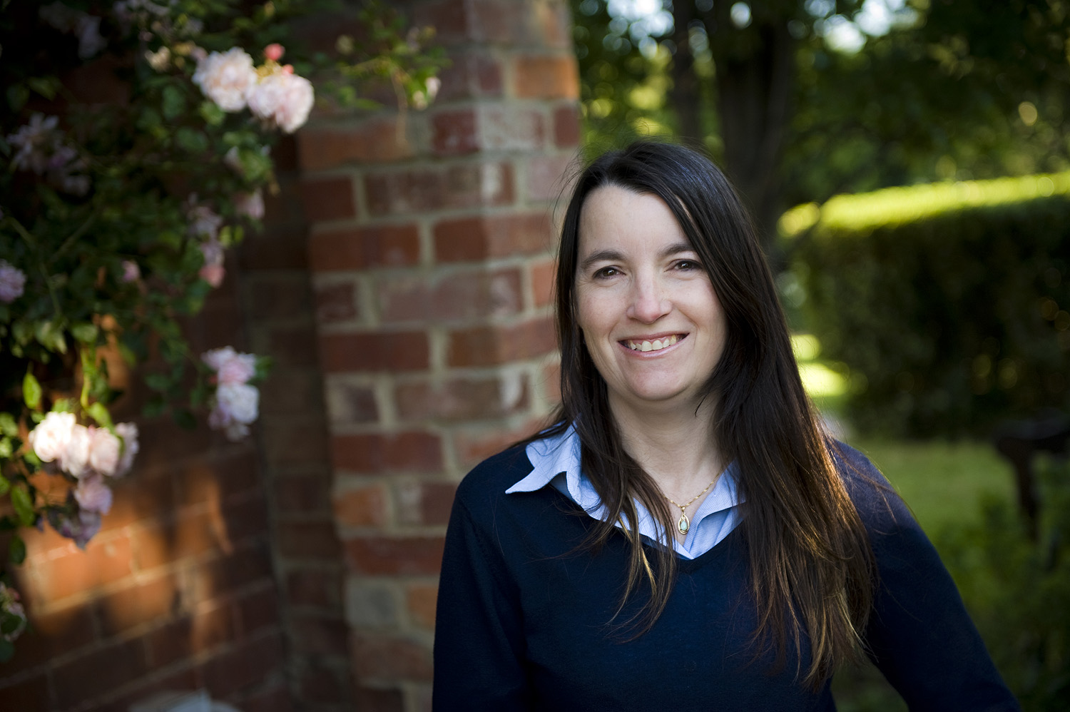 Rachel Fletcher Events Manager on the grounds of Grange Winery.jpg